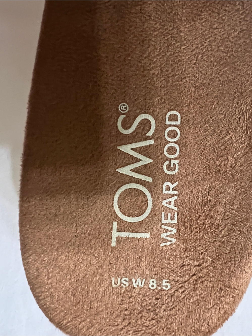 TOMS Cream Embroidered Slide Mules size 8.5 - Picture 6 of 6